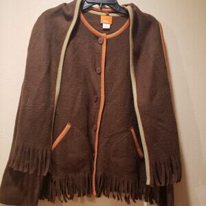 HEARTS OF PALM WOOL SWEATER XL